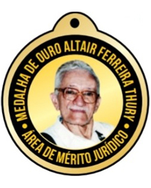 MEDALHA DE OURO ALTAIR FERREIRA THURY
