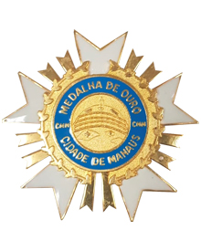 MEDALHA DE OURO CIDADE DE MANAUS